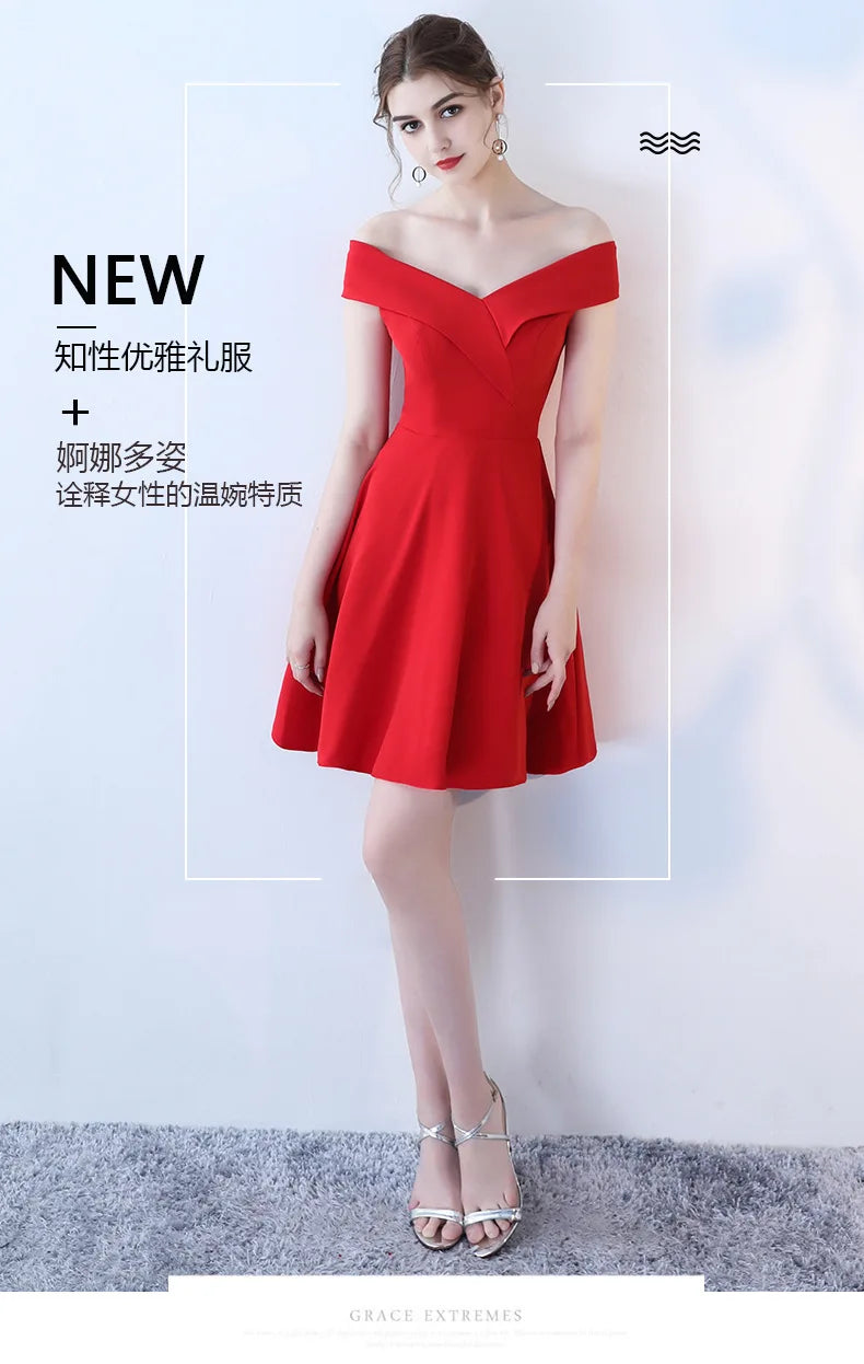 Graduation Dresses Women's Short Dress Evening Formal Wedding Party Prom Holiday 2024 Elegant Special Events Occasion Weddings