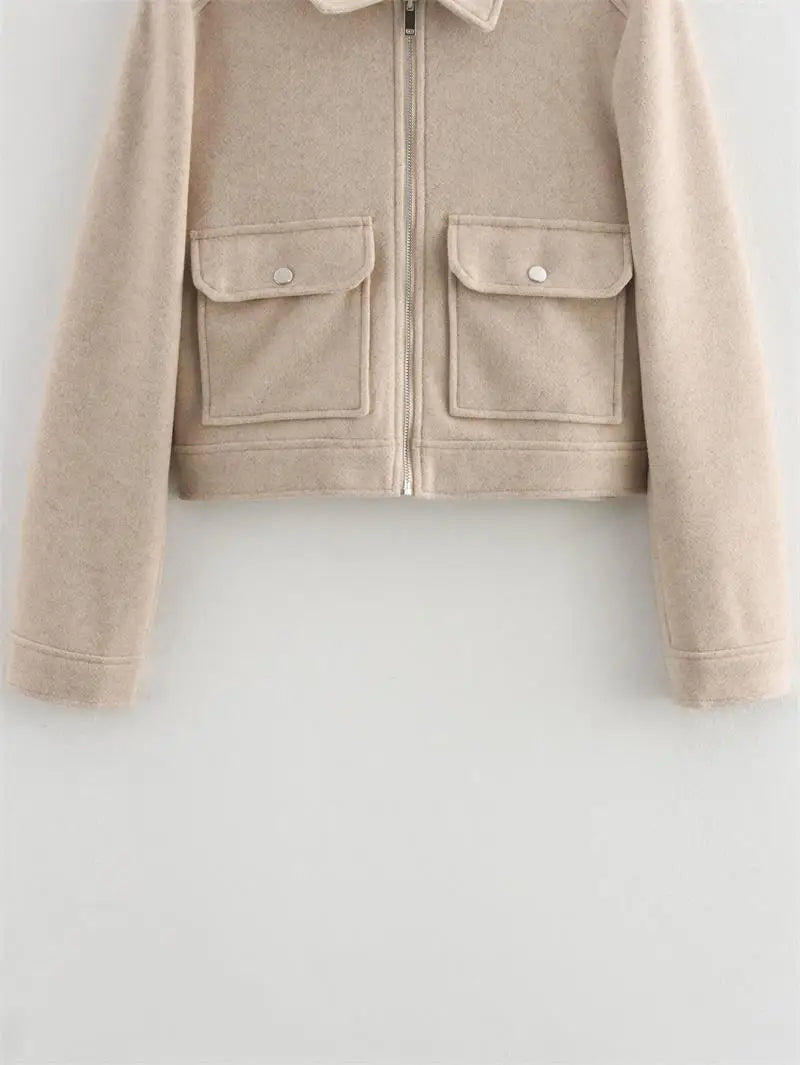 Jackets Women's Autumn 2025 New Coat Chic Warm Winter Women's Jackets Street Fashion Youth Elegant Long-Sleeved Outerwear