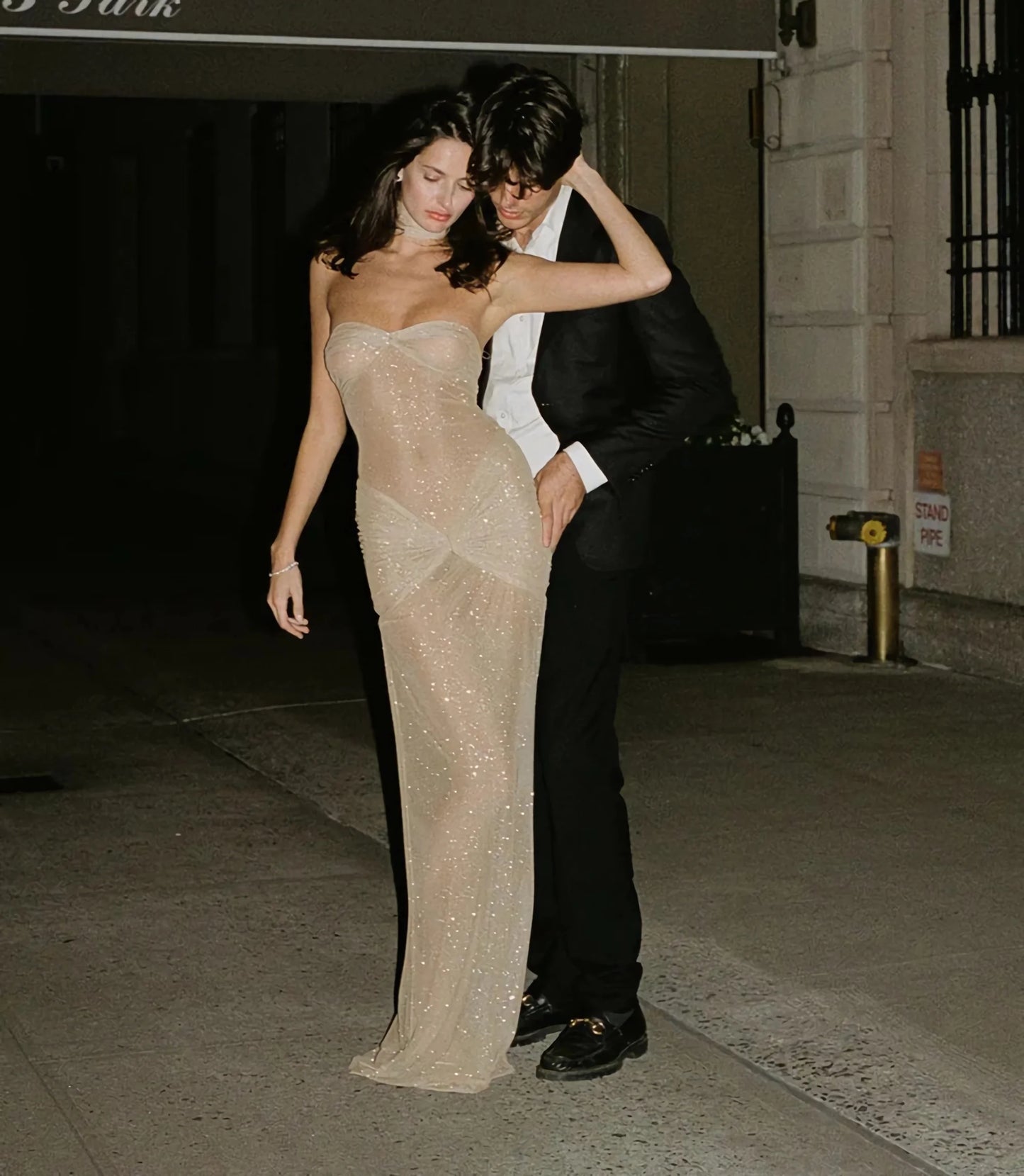 Long Dresses Women Elegant Shinny Sequins Evening Dress Female Sleeveless Backless Long Vestidos Lady Party Club Evening Robes