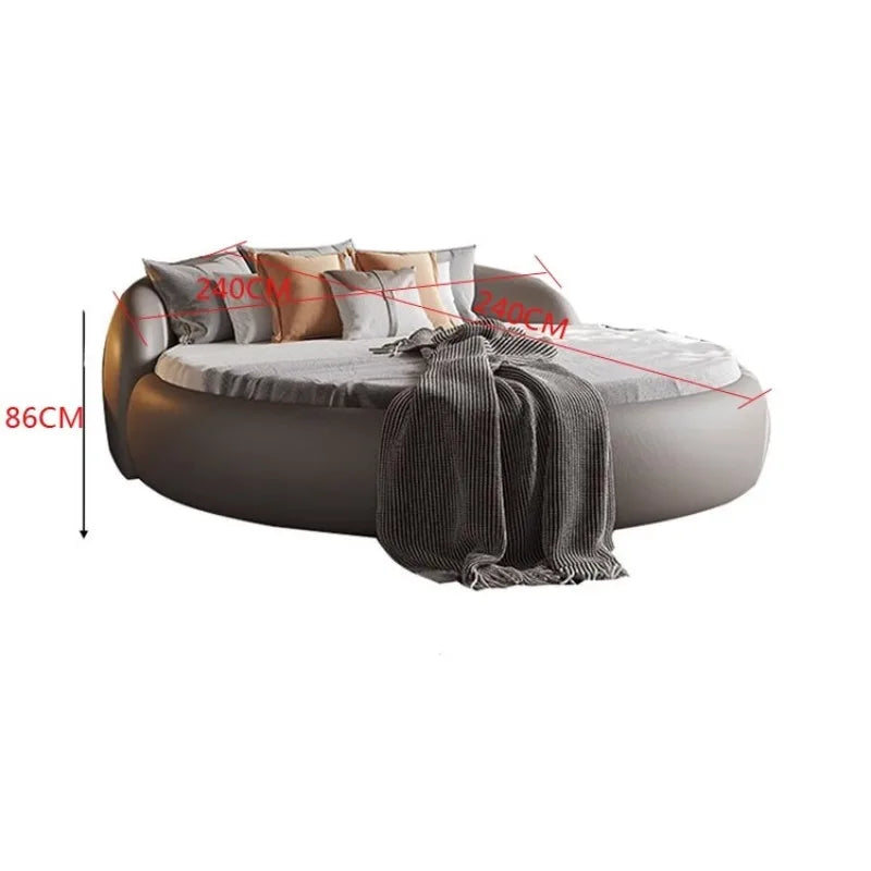 Headboard Japanese Bed Minimalist Upholstered Nightstands Modern Bed Sleeping Frame Camas De Matrimonio Dormitorio Furniture