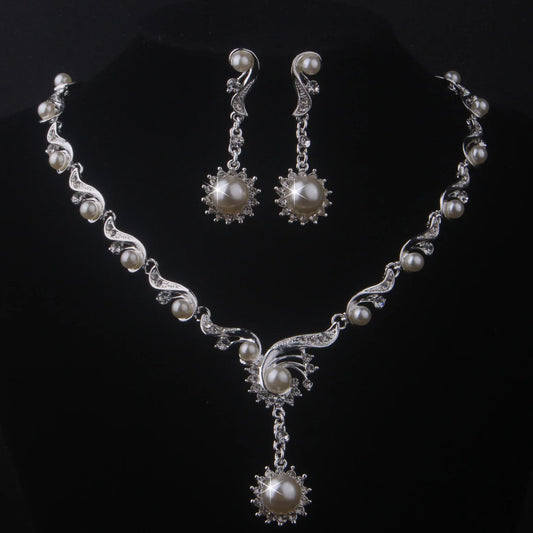 High end and elegant bridal accessories, women's wedding dresses, wedding accessories, simple and fashionable bead necklaces, ea