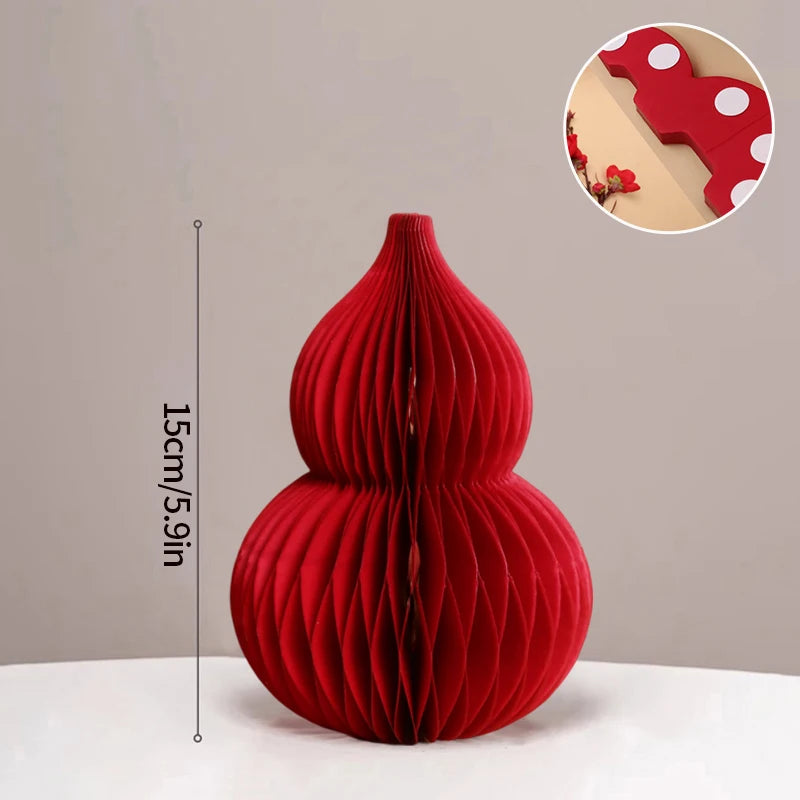 Folding Christmas Tree Decoration Honeycomb Origami Christmas Tree Base Home Space Layout Artificial Decorated Christmas Tree