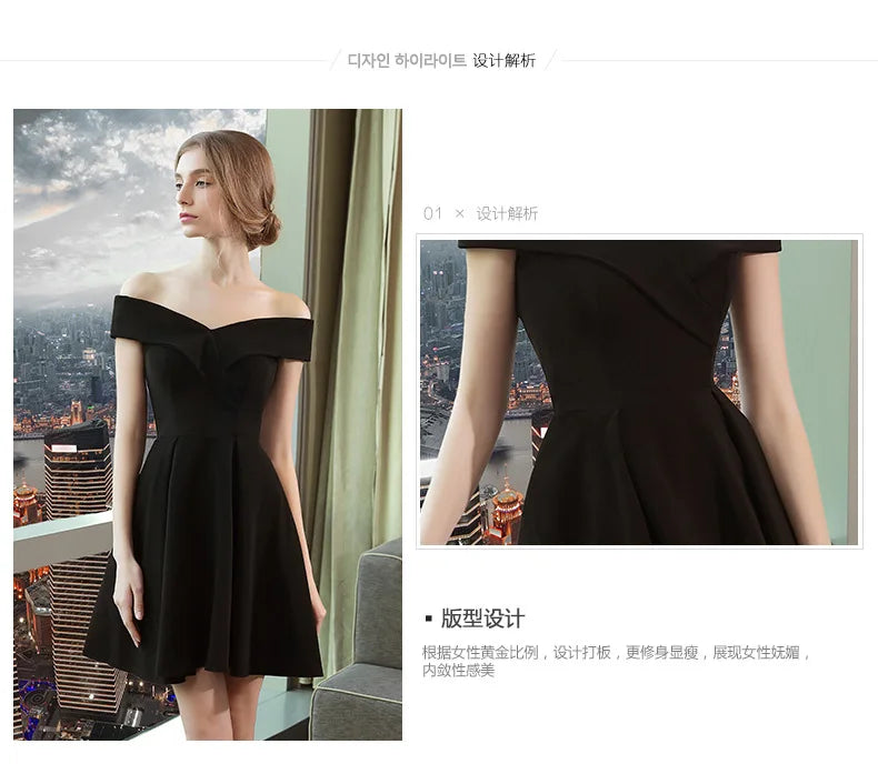 Graduation Dresses Women's Short Dress Evening Formal Wedding Party Prom Holiday 2024 Elegant Special Events Occasion Weddings