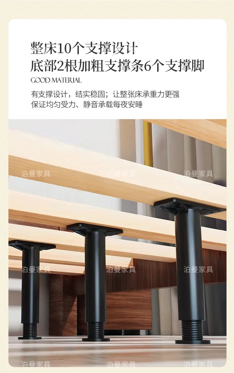 Luxury Couple Bed European Aesthetic Leather Queen Size Princess Bed Storage Space Cama De Casal Luxuosa Modern Furniture