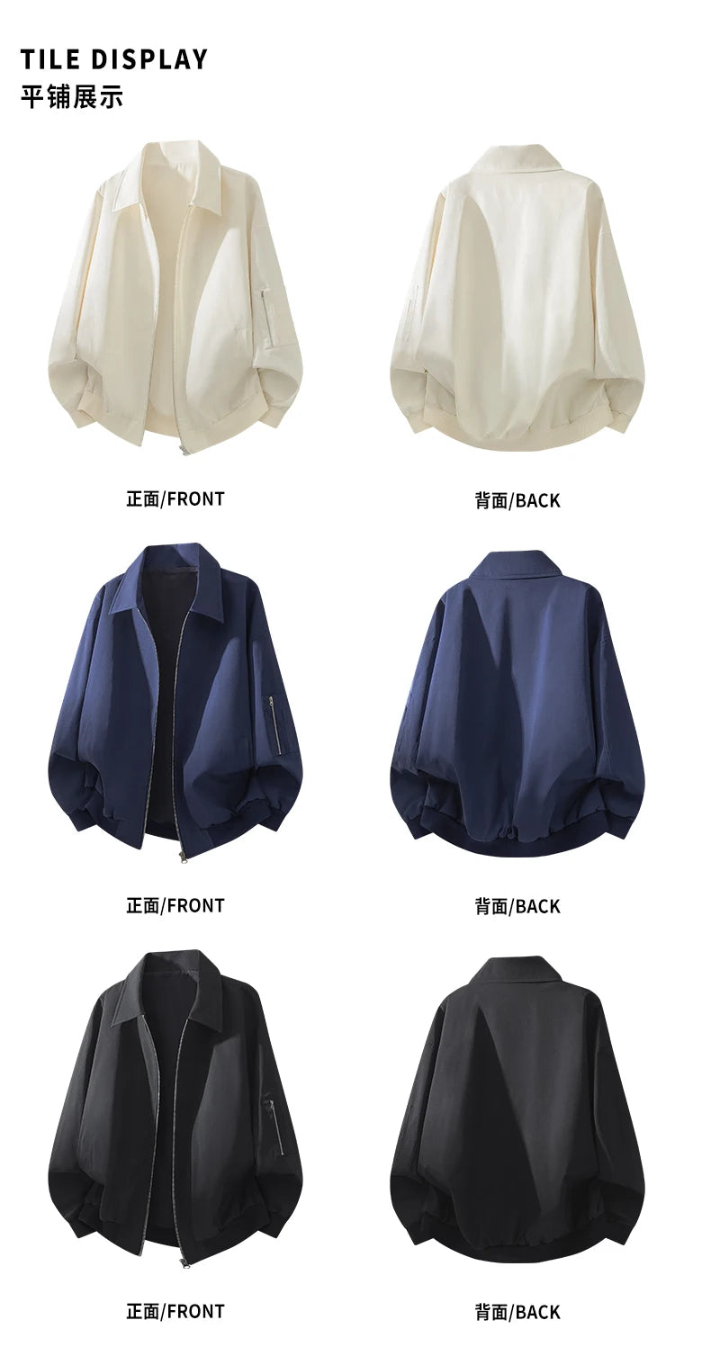 The new collection of jackets for the autumn of 2025 features a fashionable and stylish design. The lapel jackets are loose and