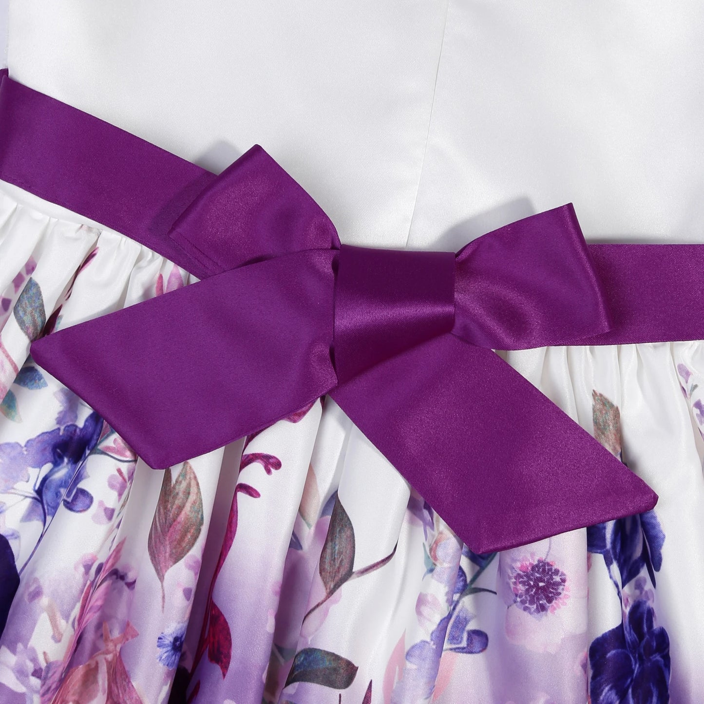 Children's dresses 2025 new foreign trade printing forging cloth girls modeling clothes runway little host dress princess dresse