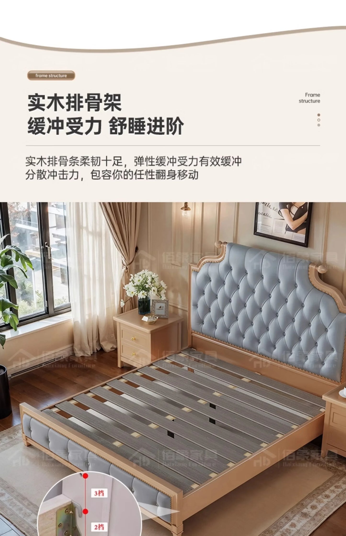 Bett King Size Queen 150x200 Bed Simple Frame Wood European Twin Double Bed Modern Letto Matrimoniale Lit Camas De Dormitorio