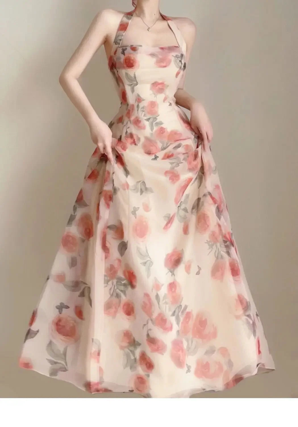 Long Dresses Womens Clothing French Elegant Party Dressess Female 2025 Summer New Fashion Versatile Beach Style Evening Dresses