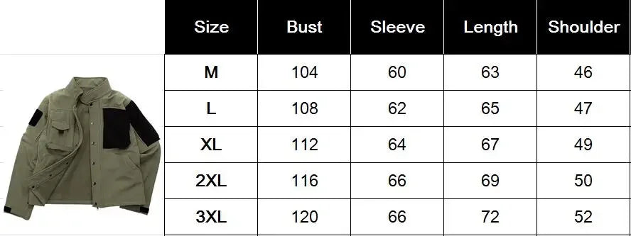 Motorcycle Jacket Men Riding Outdoor Winter Coats Tactical Multi-pocket Soft Shell Waterproof Windproof Warm Shark Skin