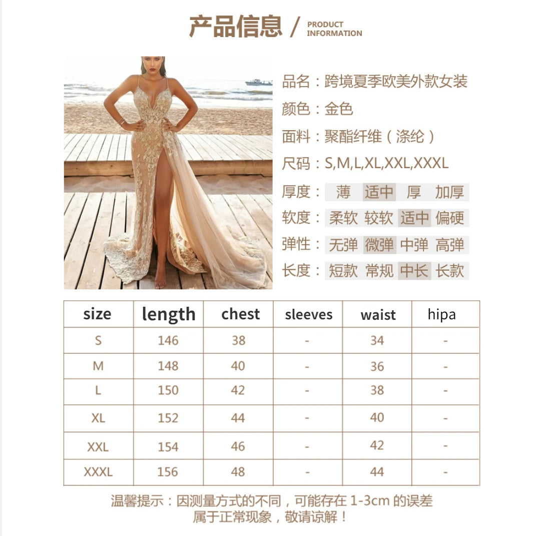 Wedding Party Dress Female Evening Elegant Sexy Deep V Neck Strap Sleeveless Sequined Long Maxi Dresses for Women 2024