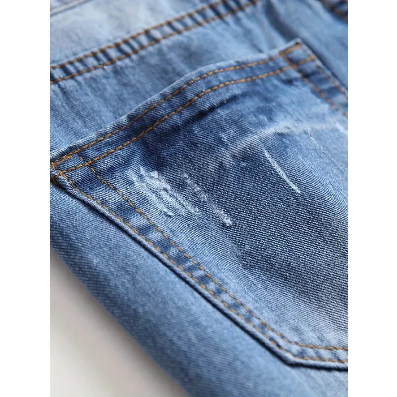 Male Clothes New in Pants Classic Man Pants Sport Men's Jeans Straight-Ripped Trousers Jeans Sex Products Y2k Clothing Set