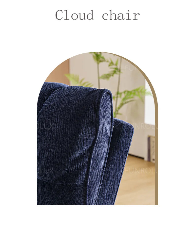 Modern Multifunctional Fabric Sofa Living Room Leisure Recliner Sofa Electric Sofa Hotel Club Leisure Recliner