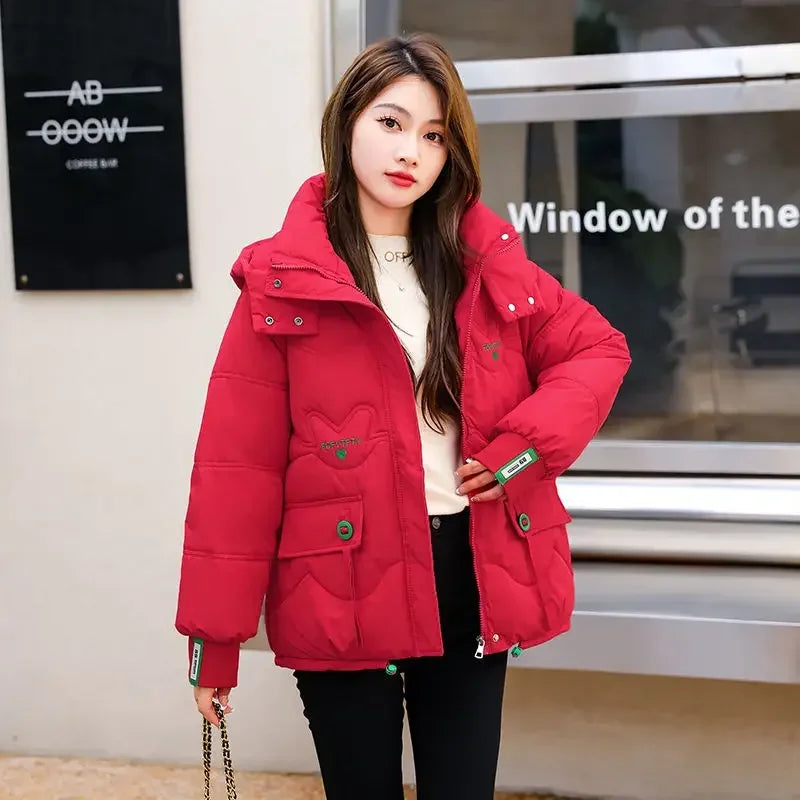 Jackets Short Parkas Woman Fashion 2025 Down Coats for Women Discount Cold Lined Warm Winter on Sale Youthful Cheap Modern Trend