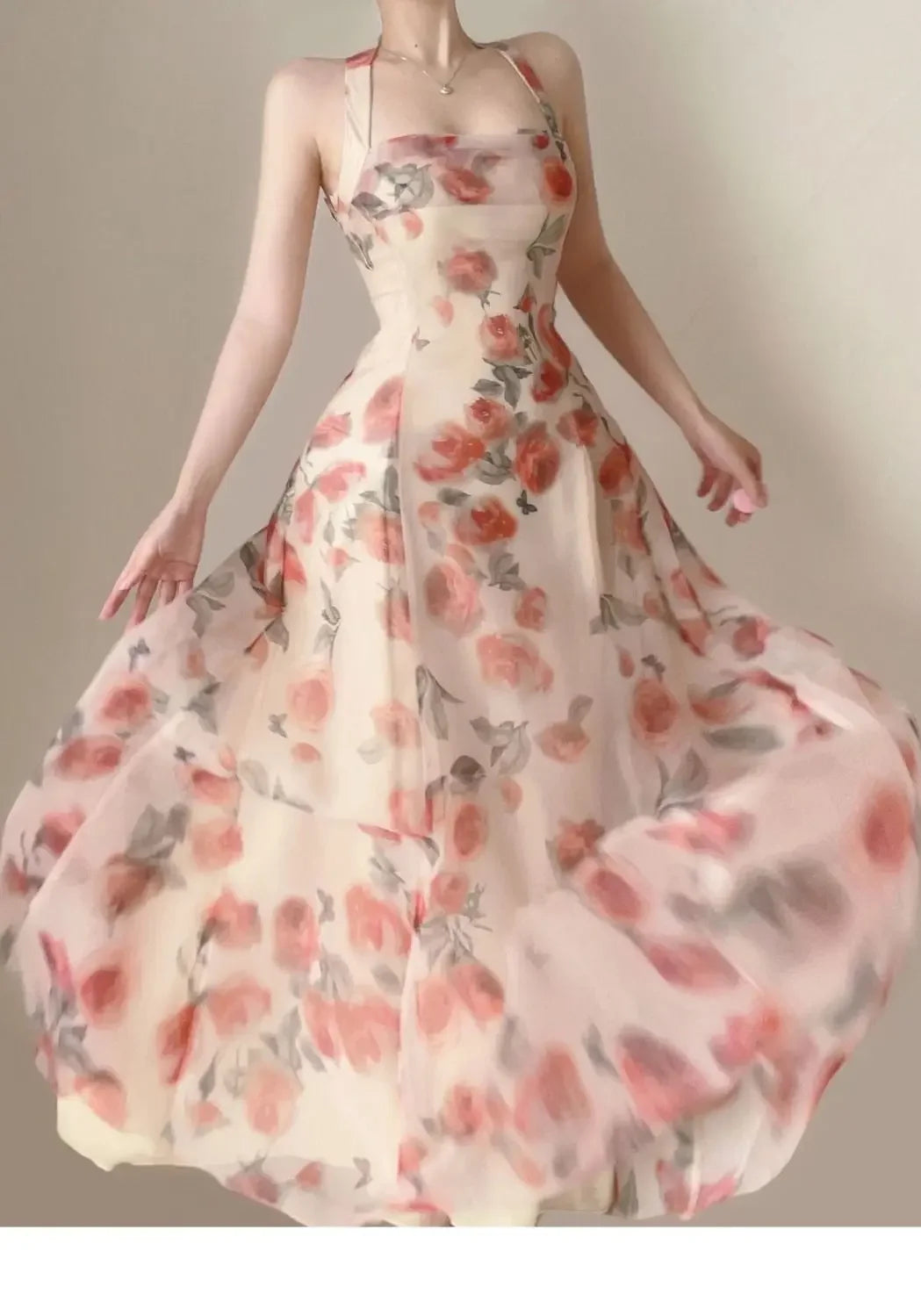 Long Dresses Womens Clothing French Elegant Party Dressess Female 2025 Summer New Fashion Versatile Beach Style Evening Dresses