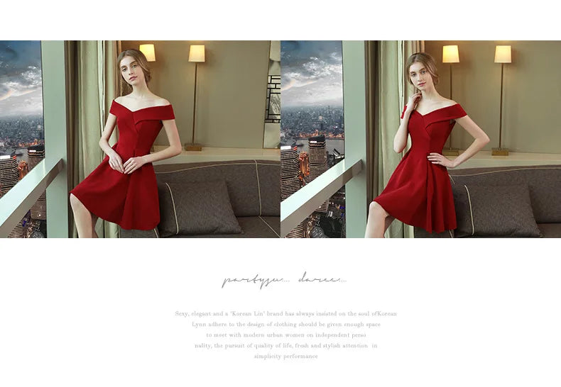 Graduation Dresses Women's Short Dress Evening Formal Wedding Party Prom Holiday 2024 Elegant Special Events Occasion Weddings