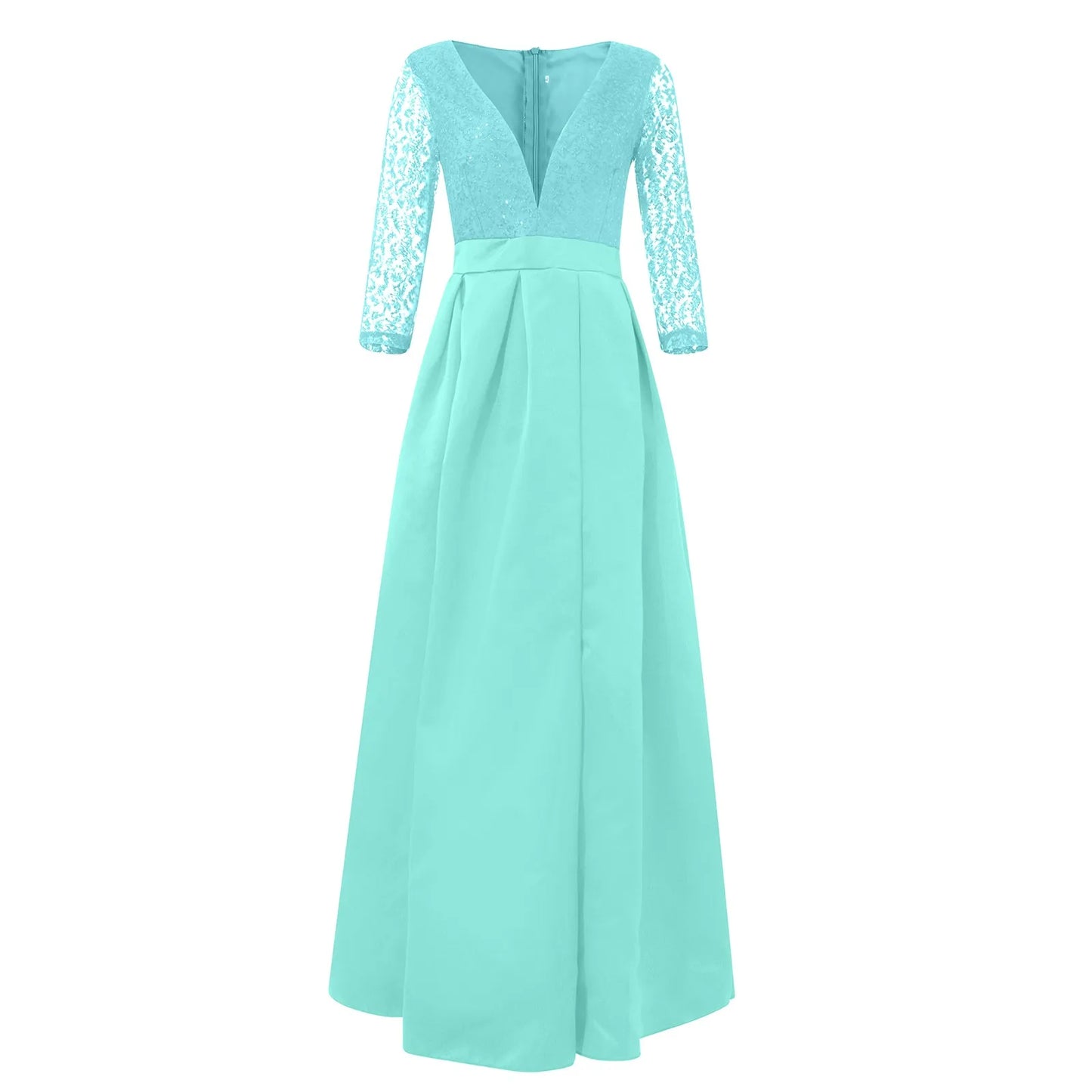 Women'S Elegant Evening Dresses Women'S Fashionable Long Dresses Trailing Evening Dresses Solid Color Floor-Length Dresses