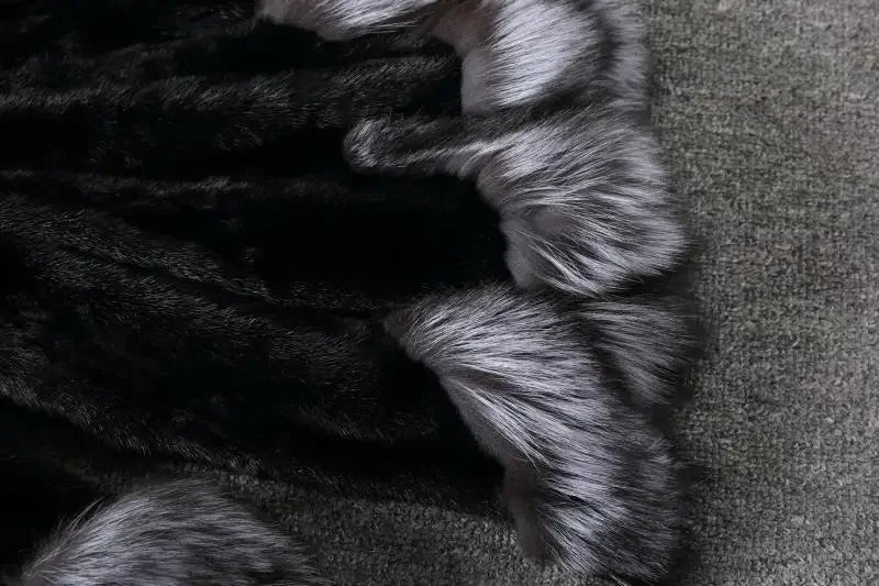 Hooded Loose Faux Fur Jacket Women Thick Autumn Winter Korean Maxi Coat Long Warm Luxury Fur Parkas Bontjas Furry Outerwear