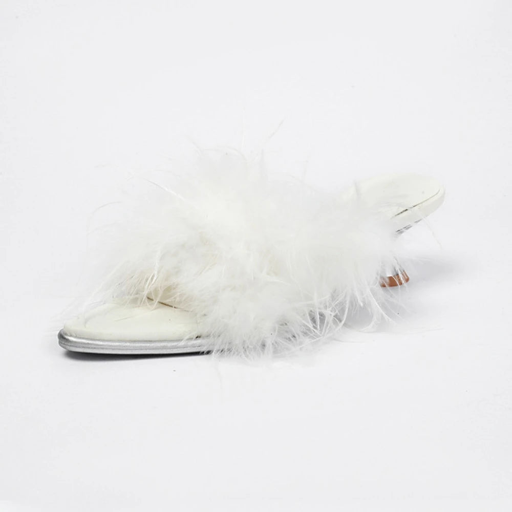 Sandalias Mujer 2025 New Sexy Fashion Sandals Women Peep Toe High Heels Nightclub Club Dress Party Wedding Shoes Bride 191-8