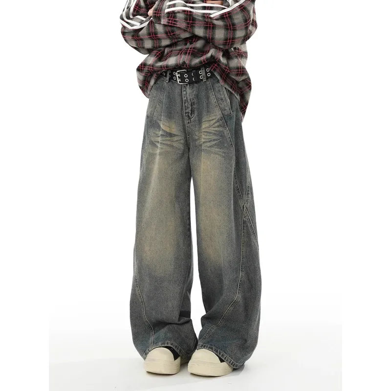 Jean Casual Baggy Jeans for Men Men's Jeans Man Pants Y2k Streetwear Denim Shorts Mens Trousers Clothing Flared Male Cargo New