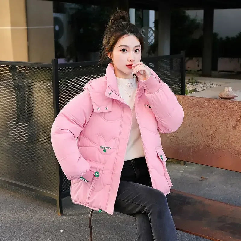 Jackets Short Parkas Woman Fashion 2025 Down Coats for Women Discount Cold Lined Warm Winter on Sale Youthful Cheap Modern Trend