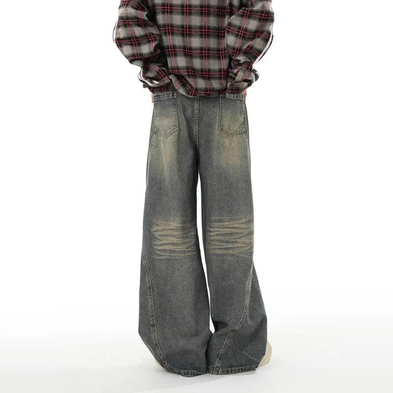 Jean Casual Baggy Jeans for Men Men's Jeans Man Pants Y2k Streetwear Denim Shorts Mens Trousers Clothing Flared Male Cargo New