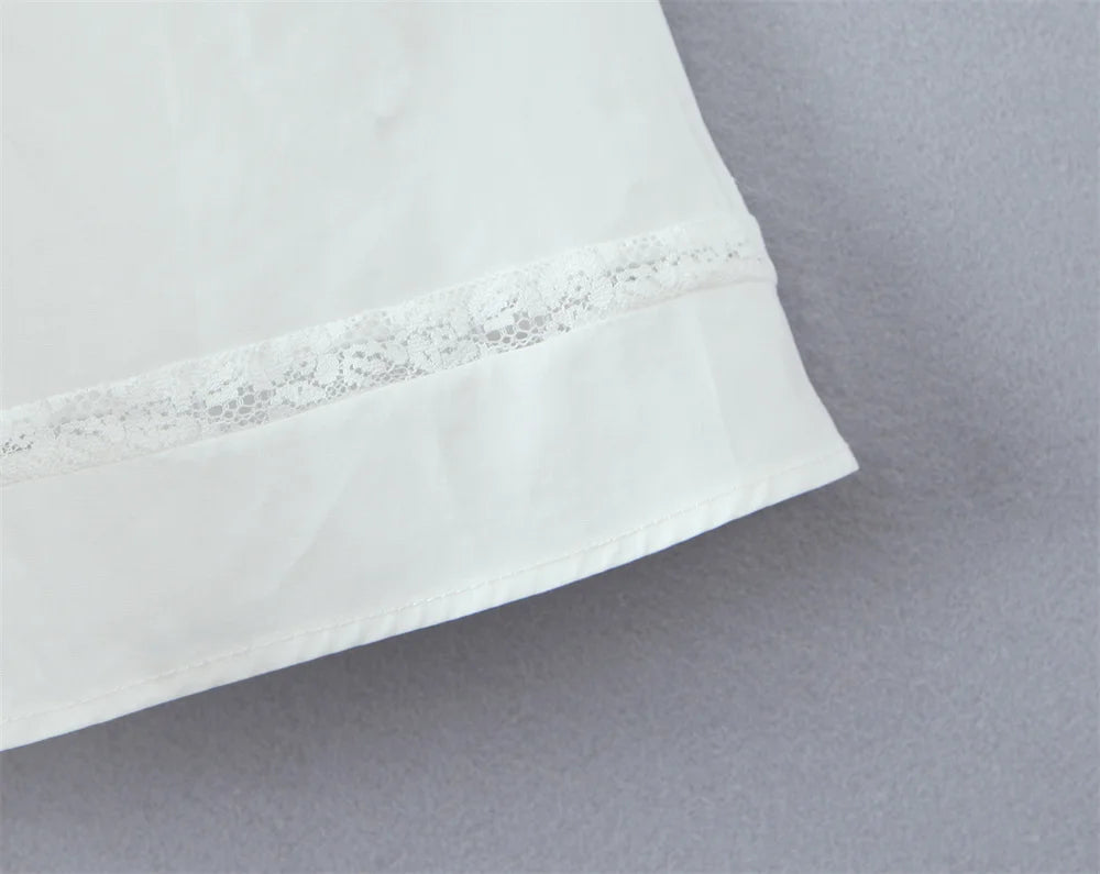 Women's Dress 2025 New Fashion Summer  White Bow Midi Dresses for Women Elegant Chic Ladies Dress