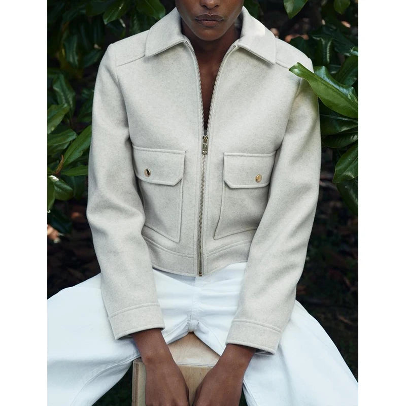 Jackets Women's Autumn 2025 New Coat Chic Warm Winter Women's Jackets Street Fashion Youth Elegant Long-Sleeved Outerwear