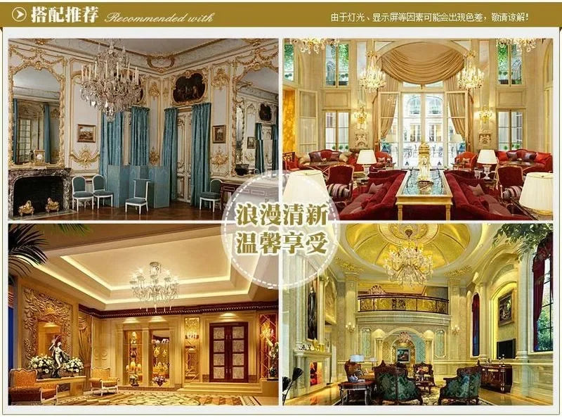 Rod Valance Curtain Door Blinds Window Golden Design Sheer Tulle Draperies Blackout Gold Super Luxury Curtains For Living Room