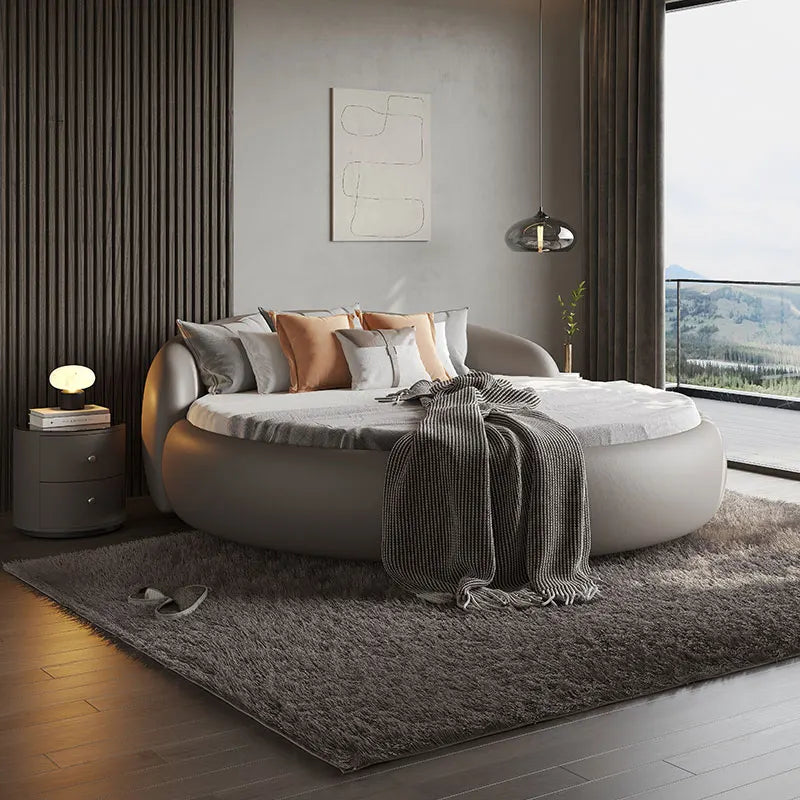 Headboard Japanese Bed Minimalist Upholstered Nightstands Modern Bed Sleeping Frame Camas De Matrimonio Dormitorio Furniture