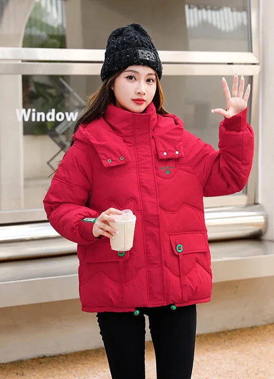 Jackets Short Parkas Woman Fashion 2025 Down Coats for Women Discount Cold Lined Warm Winter on Sale Youthful Cheap Modern Trend