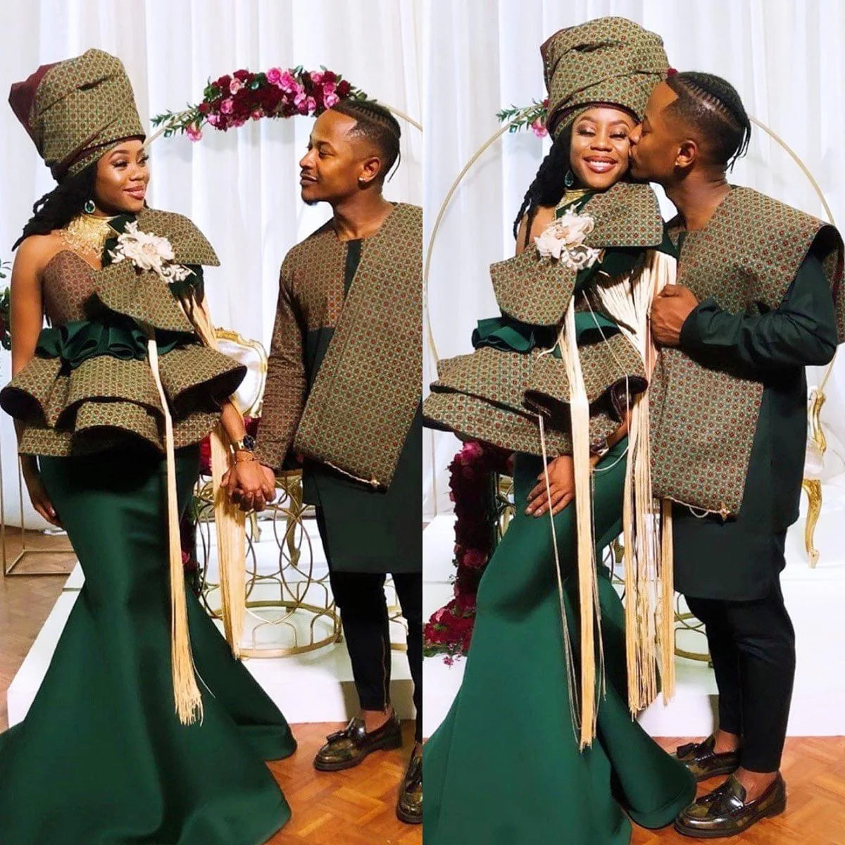 Haniye 2024 New Coming Pointed Toe Sandals Shoes And Bag Set Italian Elegant Banquet Handbags