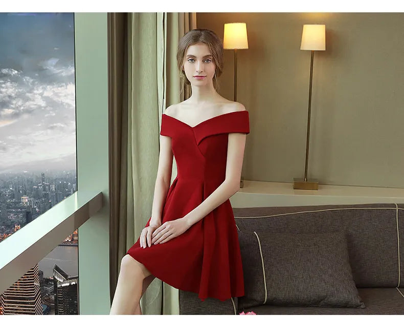 Graduation Dresses Women's Short Dress Evening Formal Wedding Party Prom Holiday 2024 Elegant Special Events Occasion Weddings