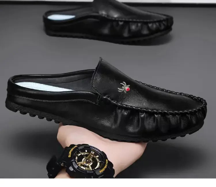 Shoes for Men Retro Elegant Gentleman Style Casual Party Comfortable Street Walking Summer Shoes Flat Bottomed Lightweight