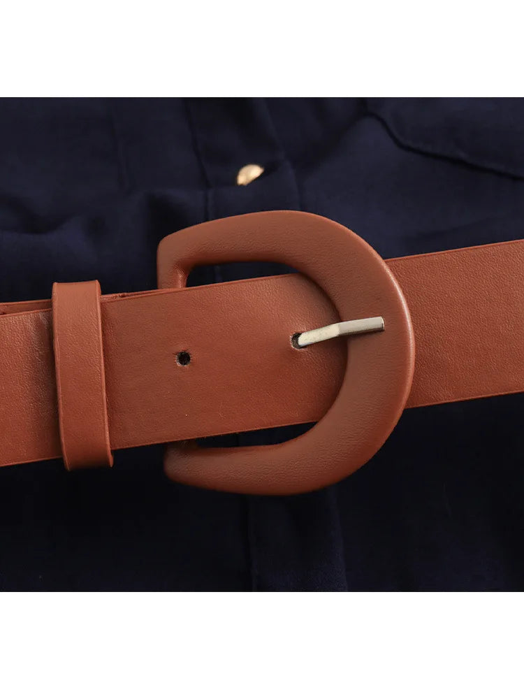 Dresses Women's Spring 2024 New  Loose Belt Elegant Women's Dress Street Fashion Holiday Youth Dress