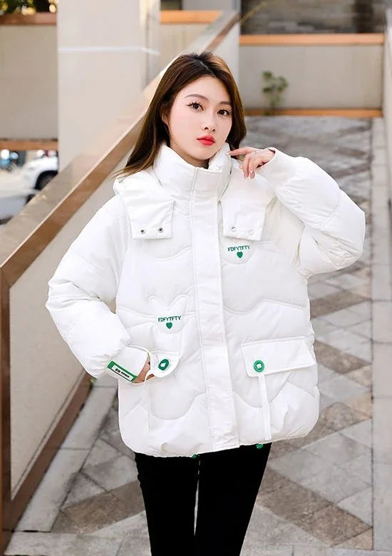 Jackets Short Parkas Woman Fashion 2025 Down Coats for Women Discount Cold Lined Warm Winter on Sale Youthful Cheap Modern Trend
