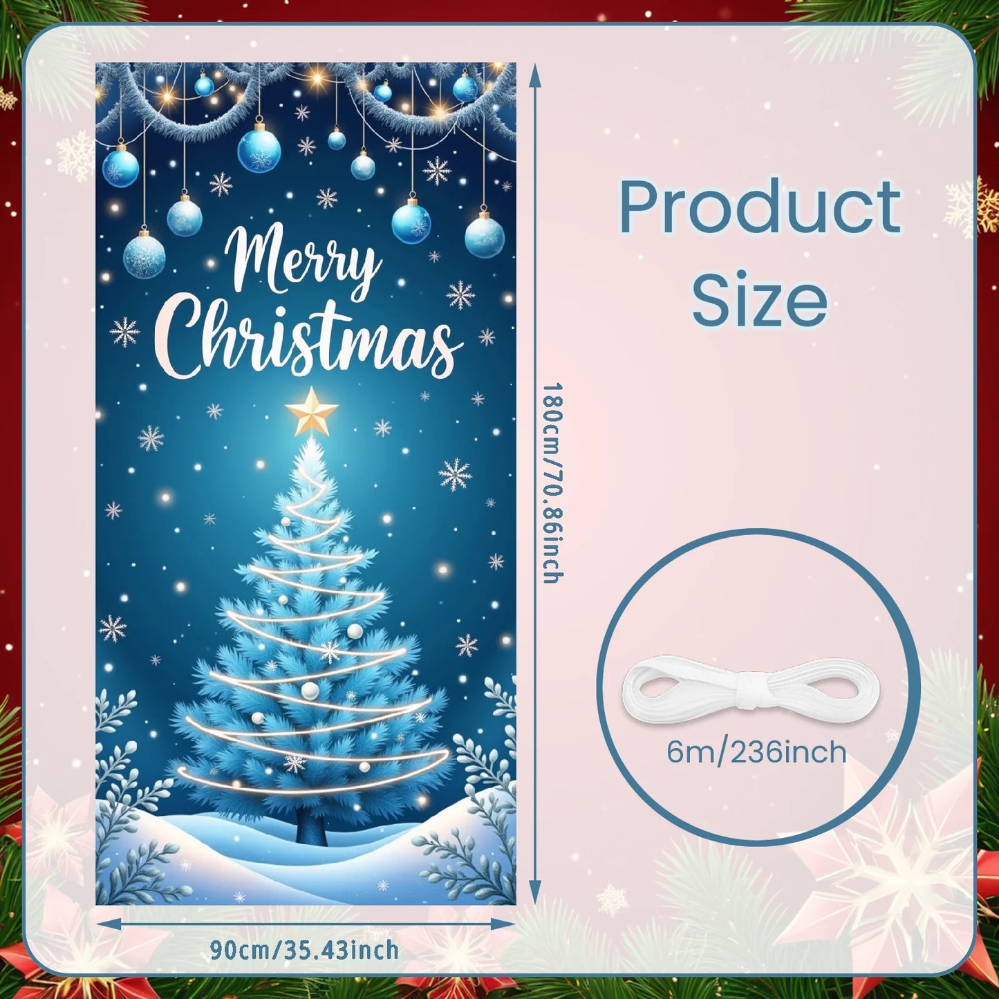 Christmas snowman Hanging Flag Door Banner Christmas Decorations For Home 2025 Ornaments Xmas Gifts Navidad New Year Decor 2026