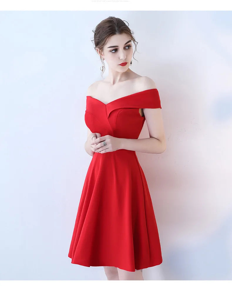 Graduation Dresses Women's Short Dress Evening Formal Wedding Party Prom Holiday 2024 Elegant Special Events Occasion Weddings