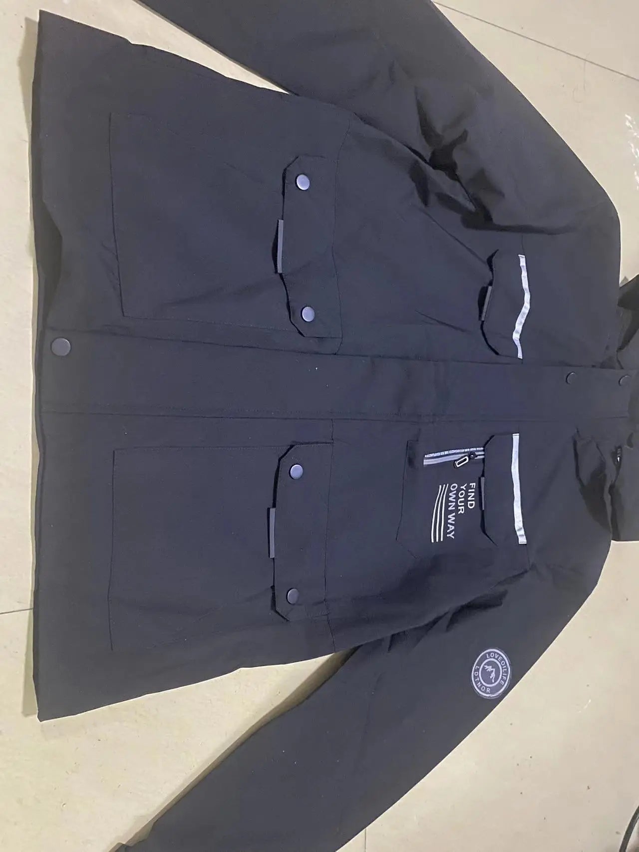 Jackets Men Thick Coats Hooded Jogger Coat Zipper Pockets Casual Streetwer Warm Jacket Autumn Winter Outerwear Men Clothing