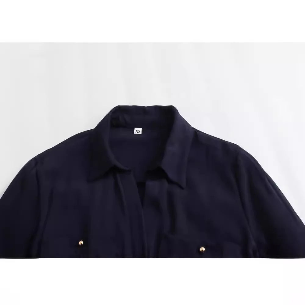 Dresses Women's Spring 2024 New  Loose Belt Elegant Women's Dress Street Fashion Holiday Youth Dress