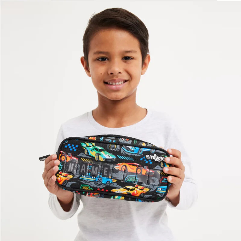 100% Genuine Australia Smiggle Backpack School Bag Race Car Cartoon Series Anime Backpack Student Gift Separate Purchases