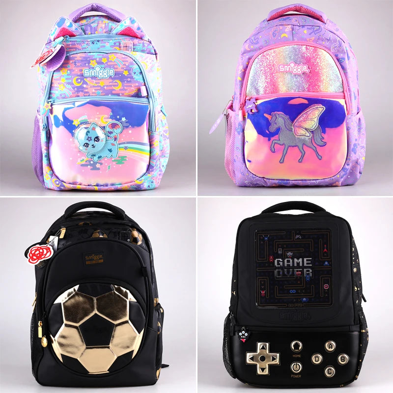 Genuine Australia Smiggle Schoolbags Children'S Backpacks Primary School Students' Shoulder Bags Large-Capacity Cartoon Bags