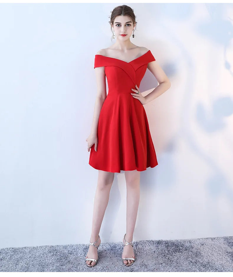 Graduation Dresses Women's Short Dress Evening Formal Wedding Party Prom Holiday 2024 Elegant Special Events Occasion Weddings