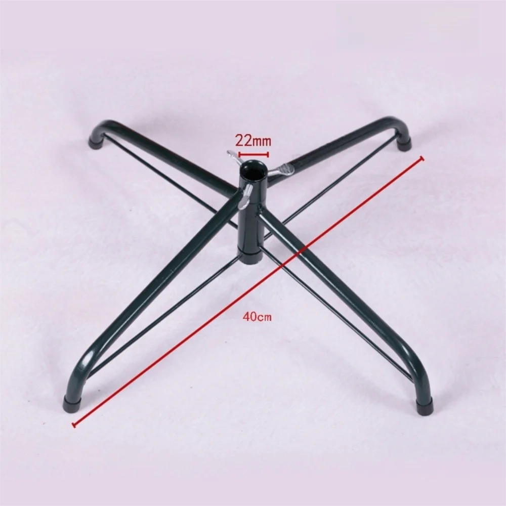 Durable Metal Christmas Tree Stand Base Sturdy Rotating Xmas Tree Holder Christmas Tree Stand Legs Christmas Tree Accessory
