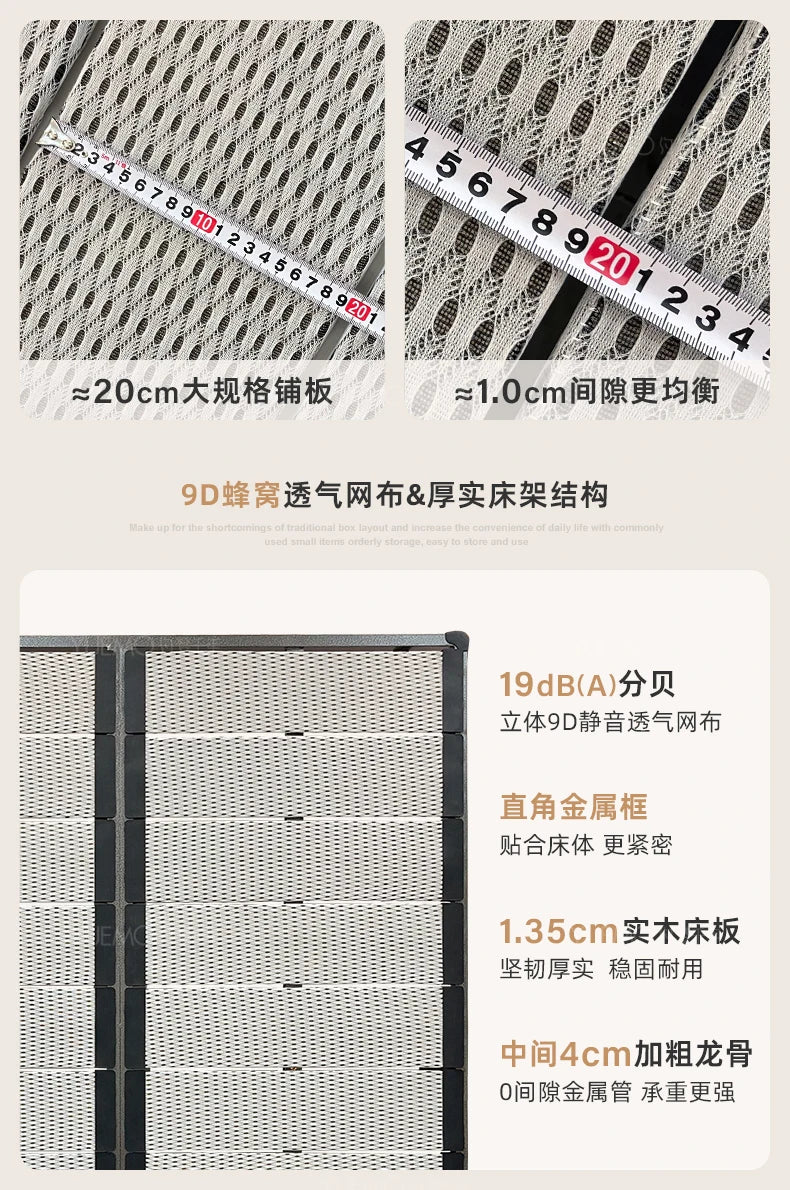 Pretty Elegant Double Bed Frame Mattress White Comferter Bed Queen Size Cama Matrimonial Bedroom Furniture