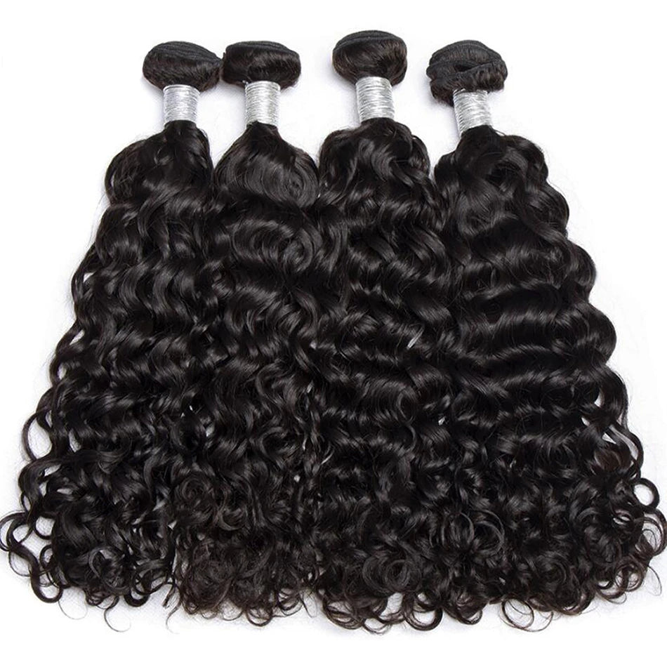 30 40 Inch Deep Wave 16A Curly 100% Human Hair Bundles Brazilian 3 4 Bundles Hair Wig Weave Hair Extensions Virgin Hair Raw Wigs