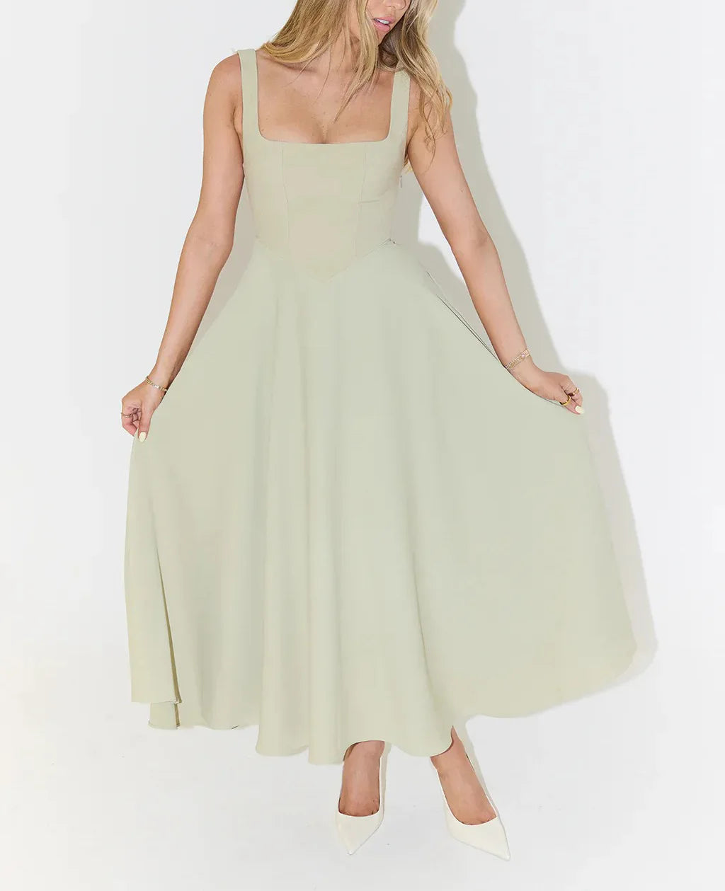 Women's Dresses New Simple Sexy Solid Color Straps Dress Ladies Temperament Multicolor Slim Midi Dresses Party Gowns 2025