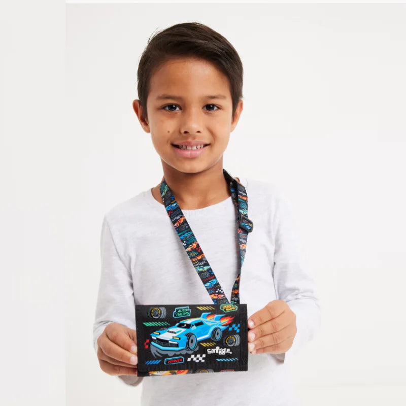 100% Genuine Australia Smiggle Backpack School Bag Race Car Cartoon Series Anime Backpack Student Gift Separate Purchases