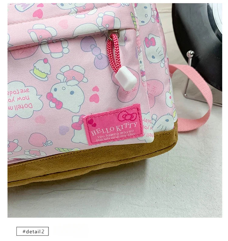 Sanrio Ins Style New Hellokitty Student Schoolbag Cute Hello Kitty Backpack Large Capacity Backpack