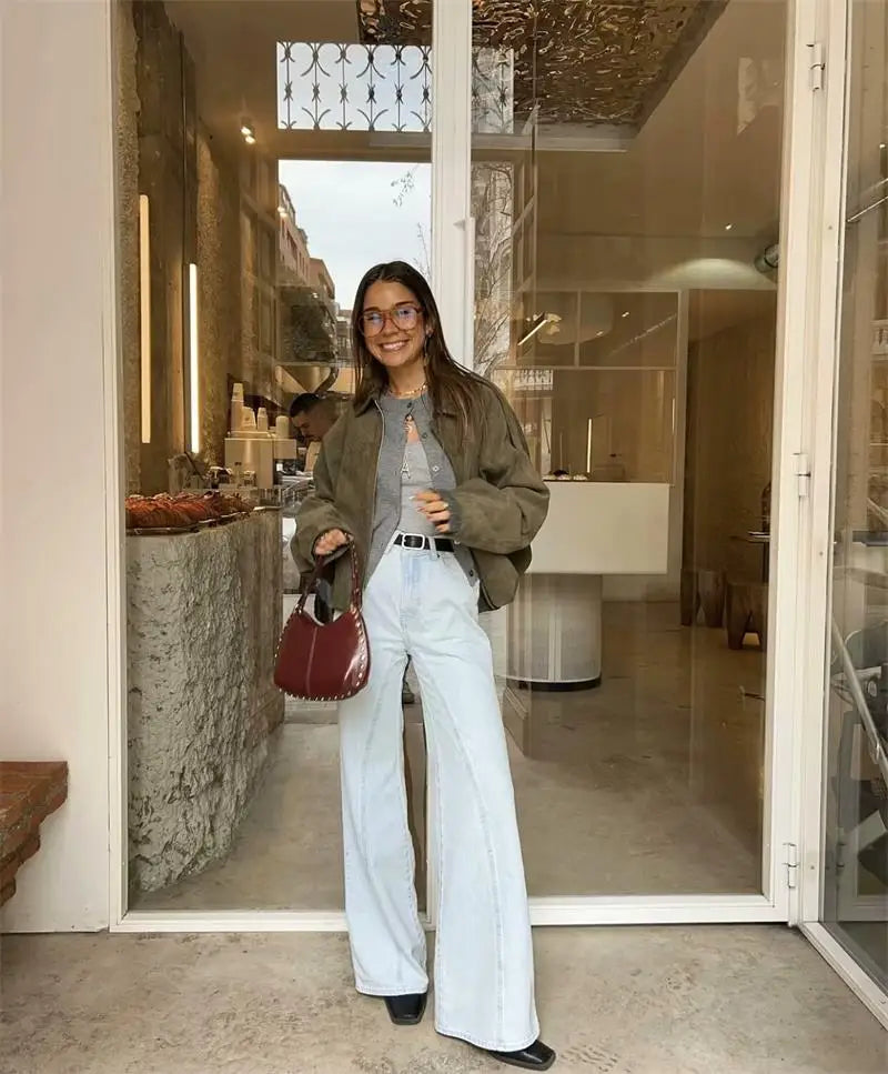 Jackets Autumn Women's 2025 New Outerwear Chic Elegant Loose Warm Women's Coat Street Youth Fashion Joker Coat Jacket