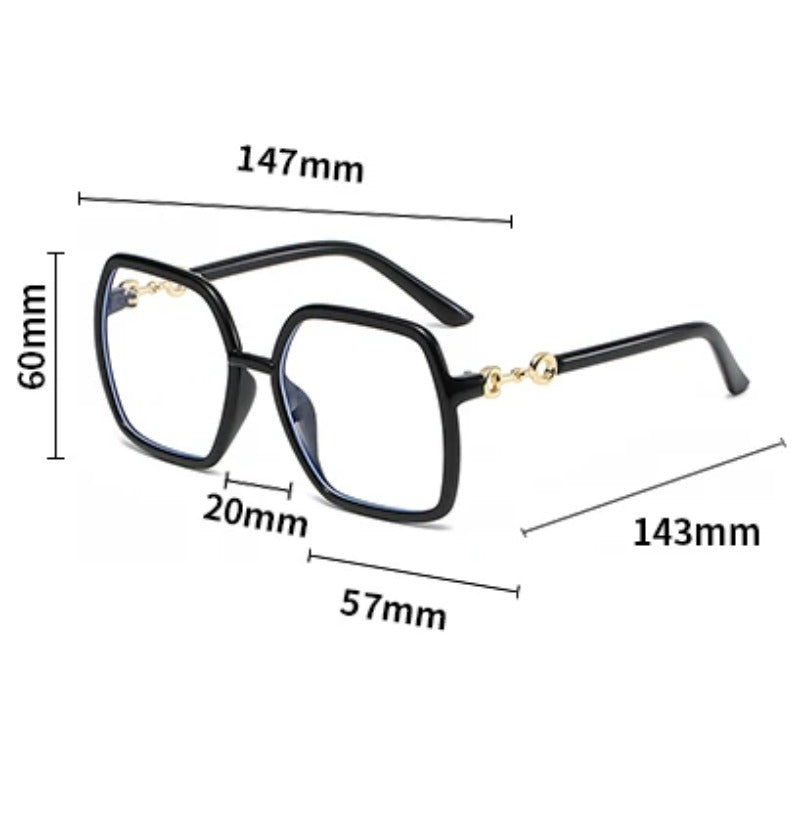 2023 Myopia Glasses for Women and Men New Oversized Square Eyeglasses -0 To -4.0 Fashion Reading Rectangle Eyewear